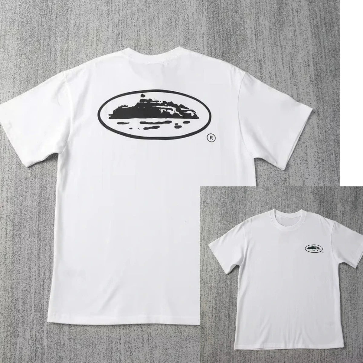 Small Sailboat Art Printed Casual T-shirt Men's and Women's Luxury Brand Top