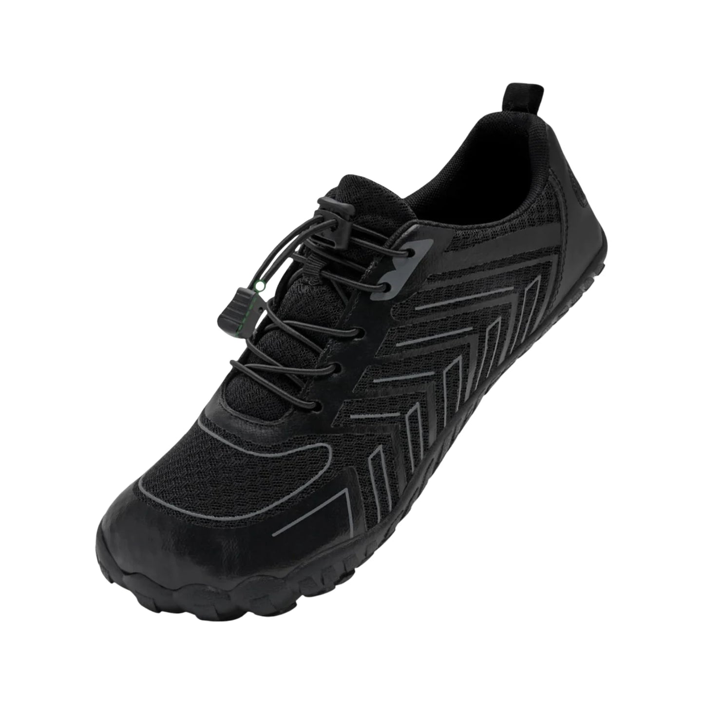 Men's Barefoot Running Sports Shoes Trail Wide Nosits, Black 41 EU Fitness Gym Light Breathable Training