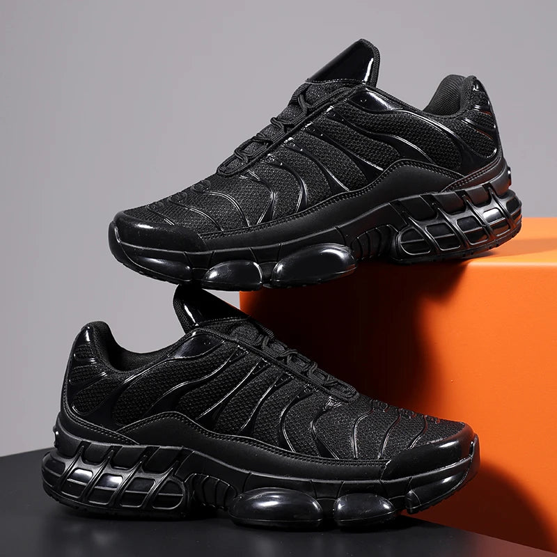 Men's Air Cushion Casual Sports Shoes Breathable Running Shoes for Men Gym Workout Training Walking Comfortable Shock Absorption