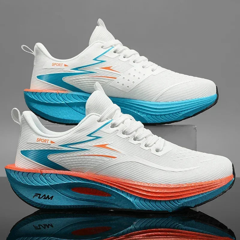 Men Sports Running Shoes Casual Marathon Breathable Lightweight Women's Comfortable Athletic Nonskid Walking Sneakers Outdoors
