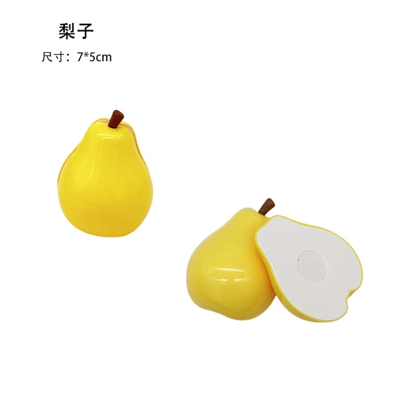 1Pcs Montessori Paste Chechele Simulation Durian Grapefruit Cherry Educational Toy Play House Decompress Educational Toy Gift