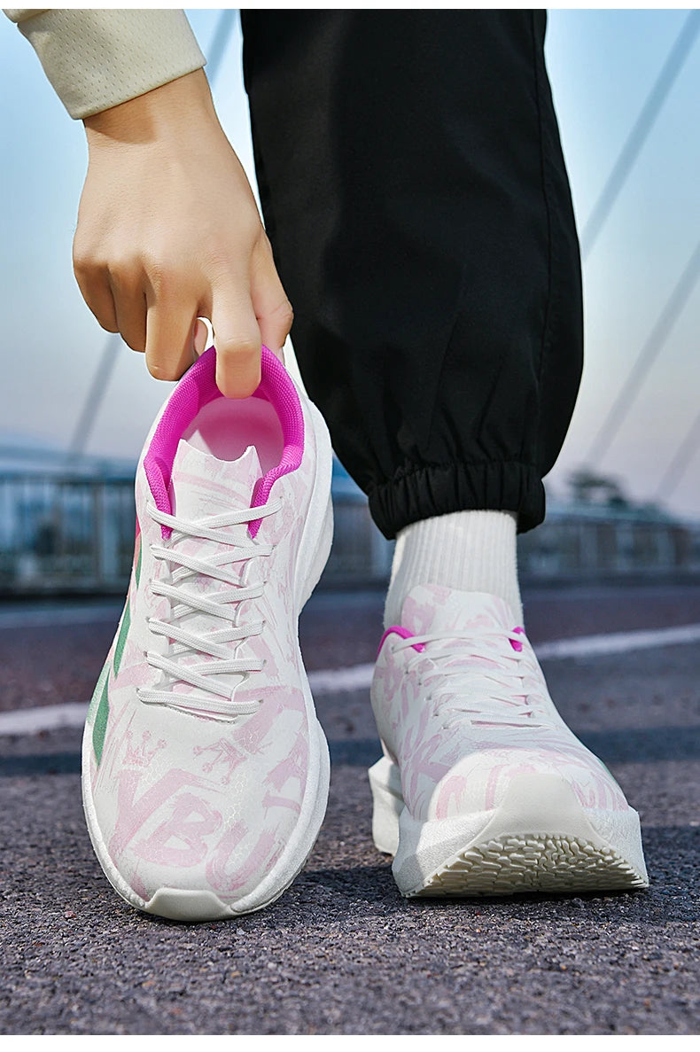 2026Men's Cushioning Running Shoes Lightweight Athletic Casual Sneakers Male Non-Slip Sports Shoes Outdoor Travel Walking Shoes