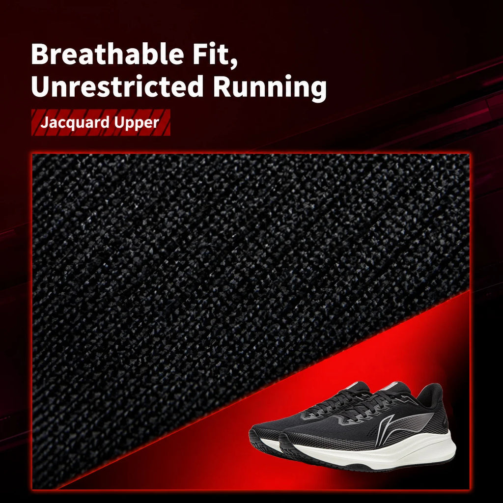 Li-Ning Men's RED HARE 9 Racing Running Shoes LIGHT FOAM ULTRA Breathable Durability Anti-slip LiNing Training Sneakers ARPW003