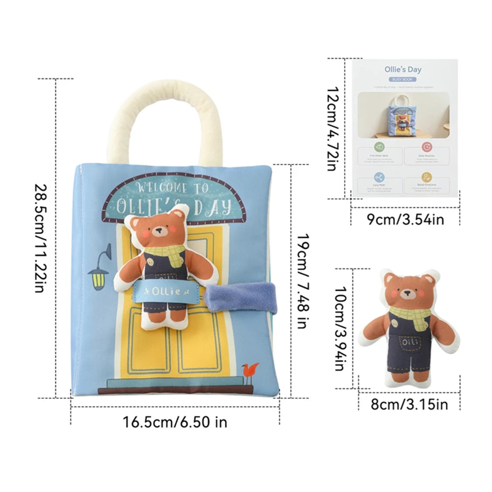 Montessori Cloths Toys Magic Cotton Animal Tissue Box Kids Finger Exercise Cloth Busy Box Toys Baby Educational Activity Sensory