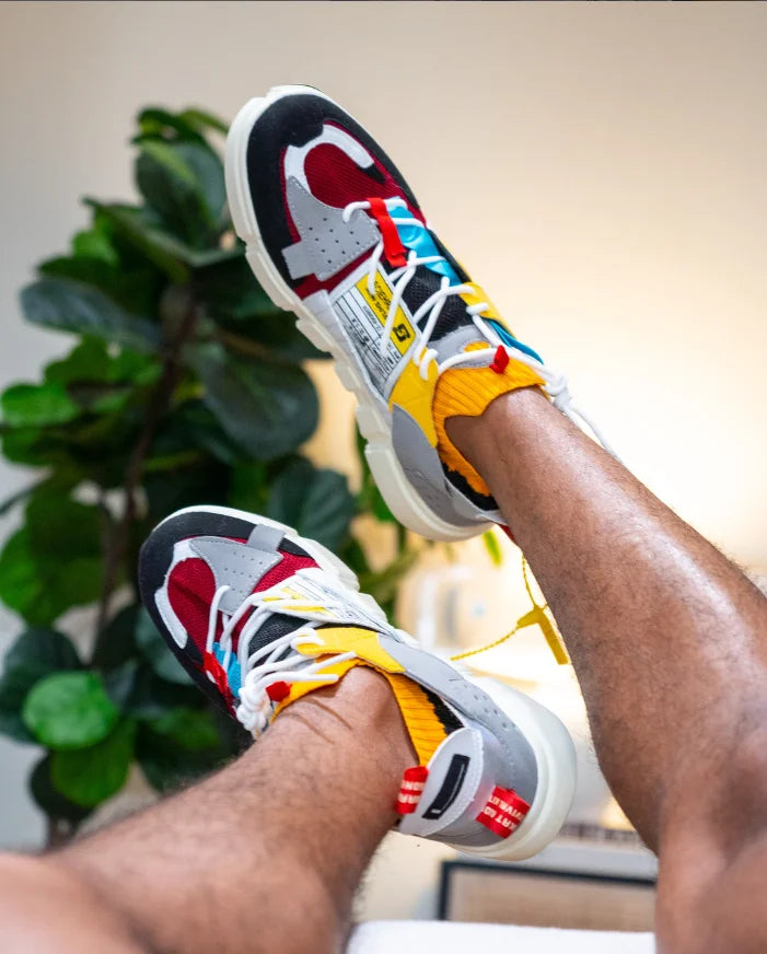 Retro Chunky Sneakers Men Women Y2K Aesthetic Running Breathable Mesh Sport Footwear Vintage White Platform Casual Dad Shoes