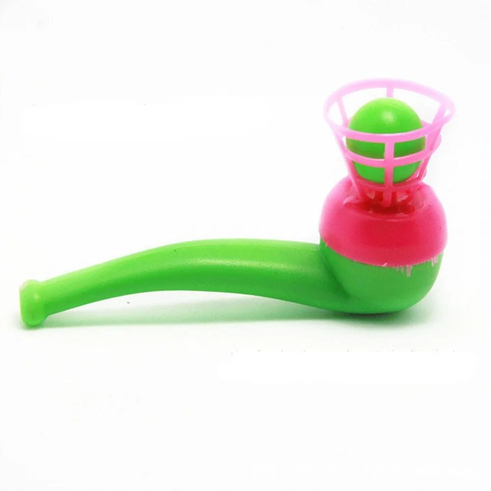 3pcs Plastic Pipe Blowing Ball Toys Outdoor Games Balance Training Toys Learning Toys for Funny Gifts