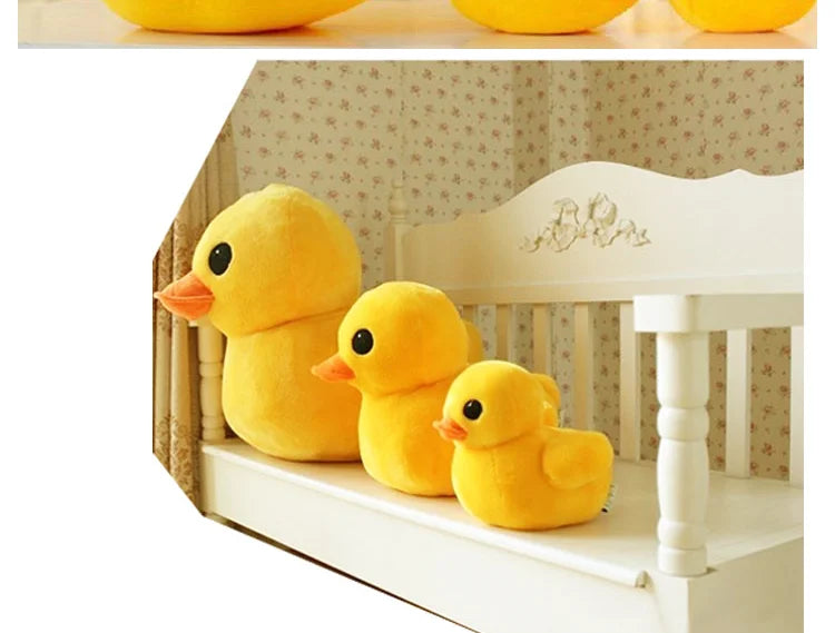 Big Yellow Duck Mini Plush Dolls Toy Cute Soft Cartoon Stuffed Animal Toys Birthday Gifts for Children Kids Baby festival Girl