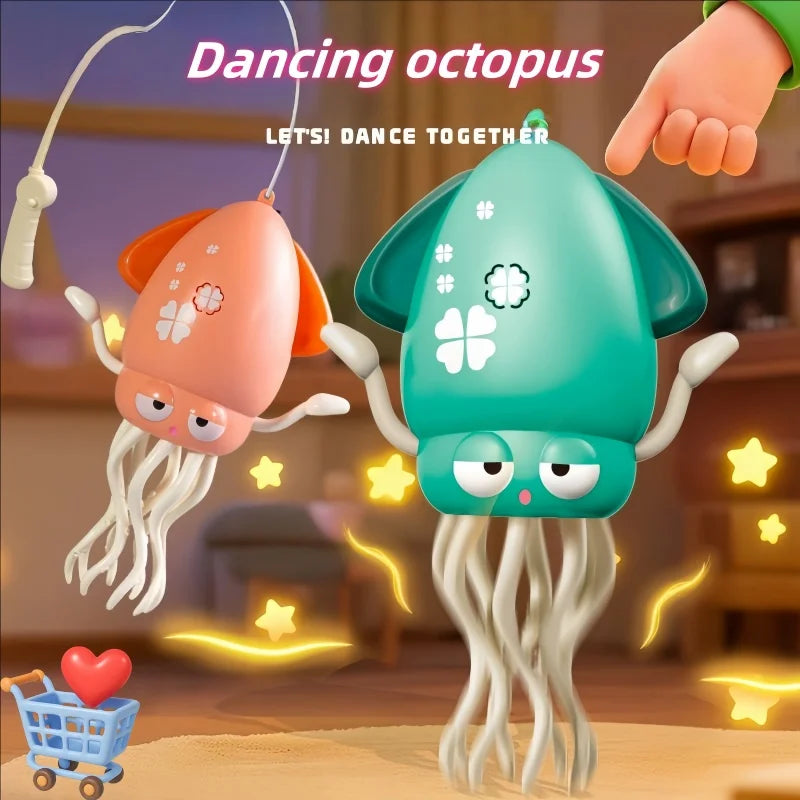 New and Unique Magical Dancing Octopus Electric Squid Sensing and Evading Obstacles Octopus Children Stress-Relieving Fishing