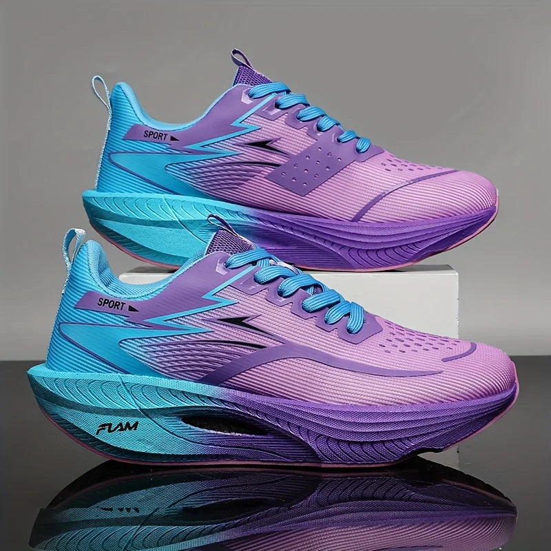 Men Sports Running Shoes Casual Marathon Breathable Lightweight Women's Comfortable Athletic Nonskid Walking Sneakers Outdoors