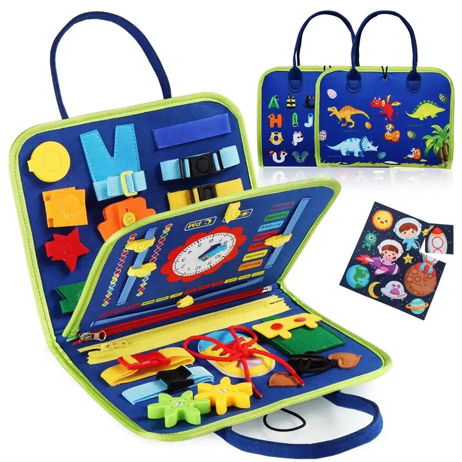 KeillyNannies Quiet Book /Portable Sensory Learning Toy for Toddlers