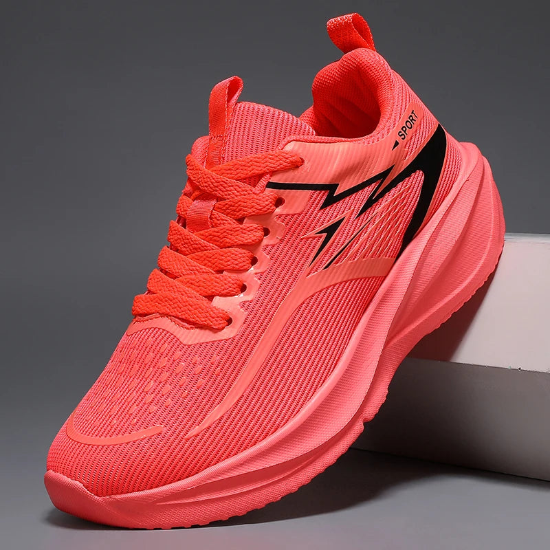 Men Casual Sports Running Shoes Marathon Air Cushion Breathable Lightweight Men Comfortable Athletic Nonskid Sneakers Outdoor