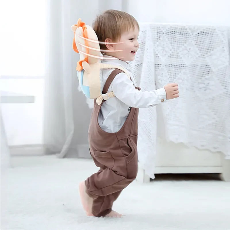 1-3T Toddler Baby Head Protector Backpack Pillow Safety Pad Cushion Prevent Injured Cartoon Security Pillow Protective Headgear