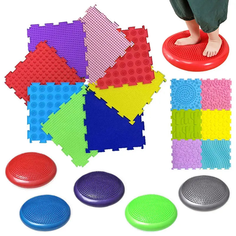 Kids Foot Tactile Sensory Toys Sensory Integration Training Montessori Games Parish Materials Educational Toys For 3-6 Year Olds