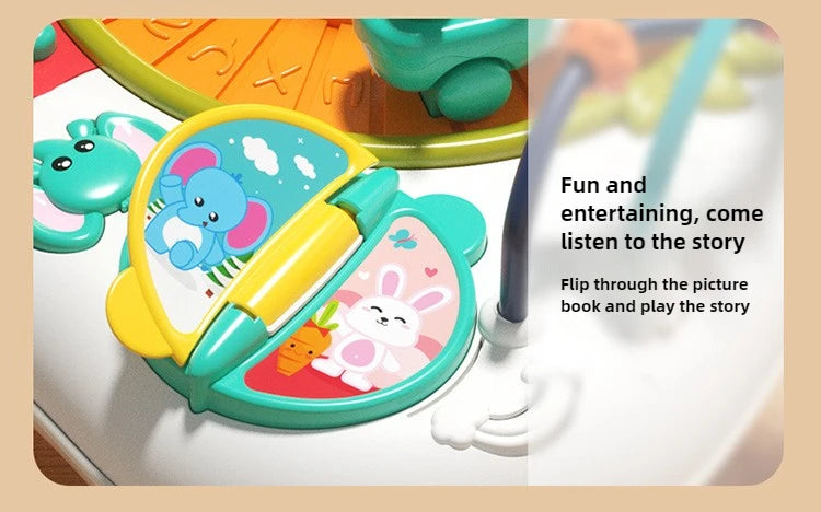 Kids Multifunctional Early Education Game Table Electric Train Baby Montessori Learning Busy Board Sensory Toys for Toddler Gift