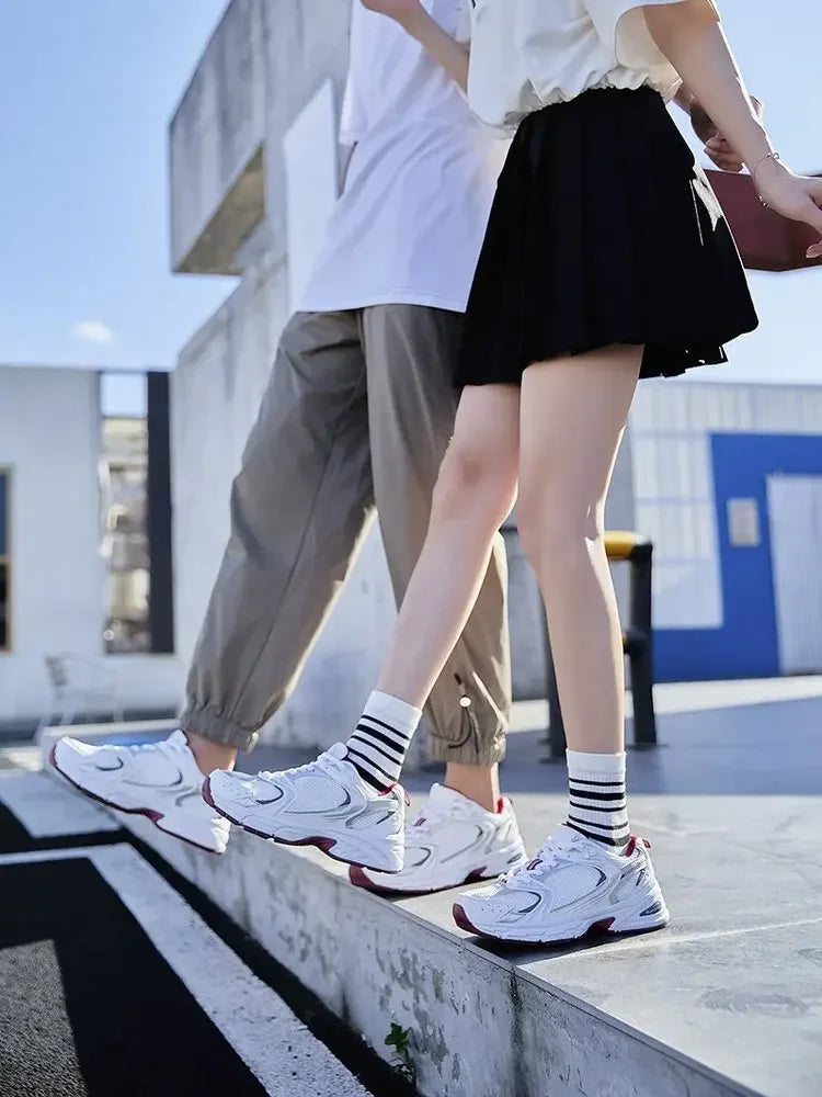 Casual Running Round Toe Sports Women's Breathable Mesh Sports Shoe Are Lightweight Comfortable Low Tie Shoes for Outdoor Hiking