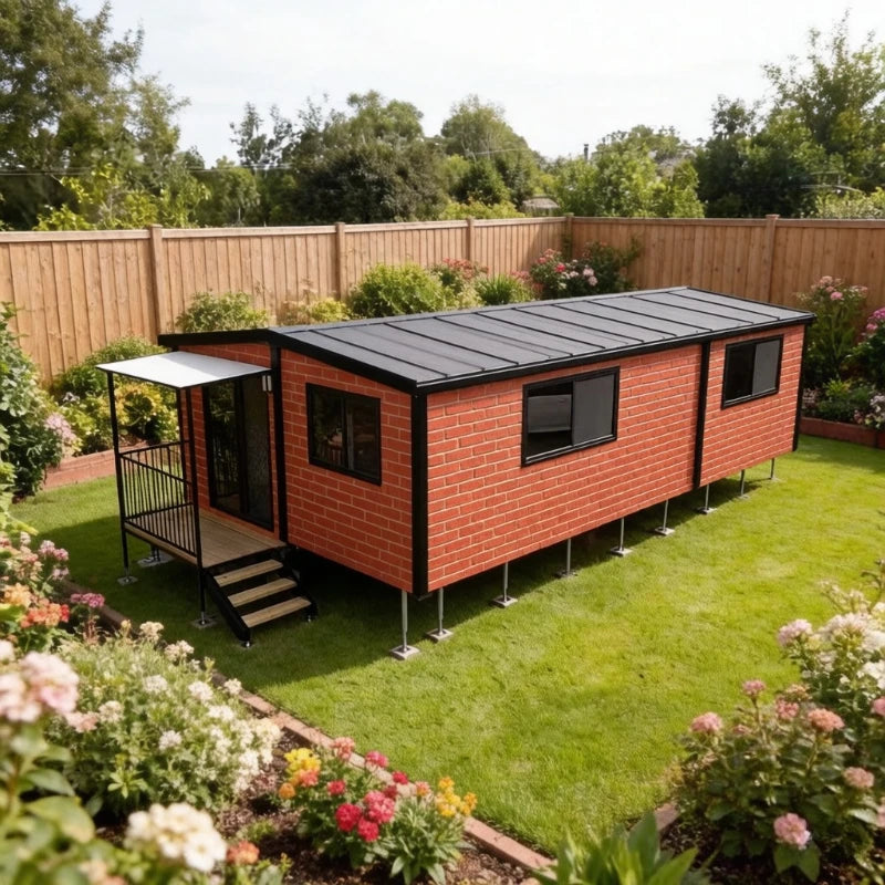 Hot Sale Expandable Container House Forest Cabin 40Ft 20Ft Prefab Tiny House Folding Room Container Houses Vacation Room Sunroom