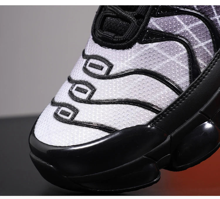 Men's Air Cushion Casual Sports Shoes Breathable Running Shoes for Men Gym Workout Training Walking Comfortable Shock Absorption