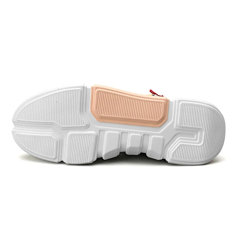 Retro Chunky Sneakers Men Women Y2K Aesthetic Running Breathable Mesh Sport Footwear Vintage White Platform Casual Dad Shoes