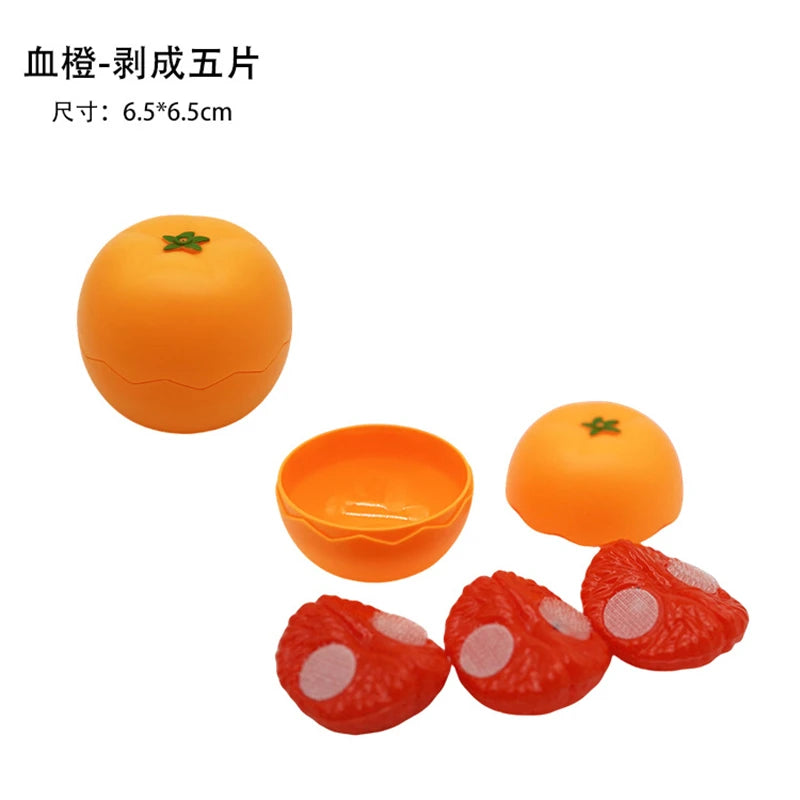 1Pcs Montessori Paste Chechele Simulation Durian Grapefruit Cherry Educational Toy Play House Decompress Educational Toy Gift