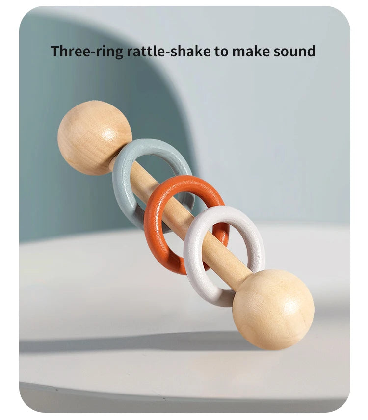 5Pcs Baby Musical Instruments Sensory Rattle Toys Early Educational Baby Musical Toys Montessori Toys Birthday Gifts for Kids