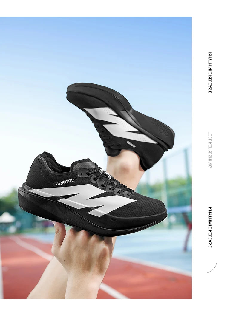 Fashion Men Women Outdoor Running Shoes Marathon Carbon Board Lightweight Comfort Casual Sneakers Breathable Jogging Sports Shoe