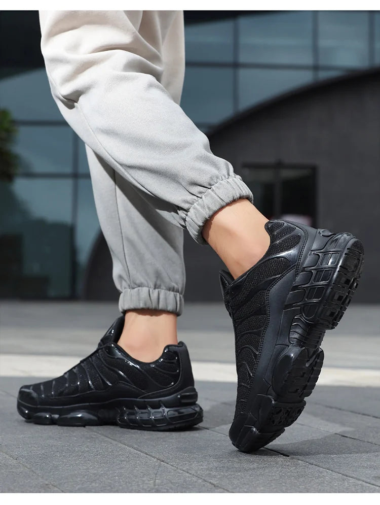 Men's Air Cushion Casual Sports Shoes Breathable Running Shoes for Men Gym Workout Training Walking Comfortable Shock Absorption