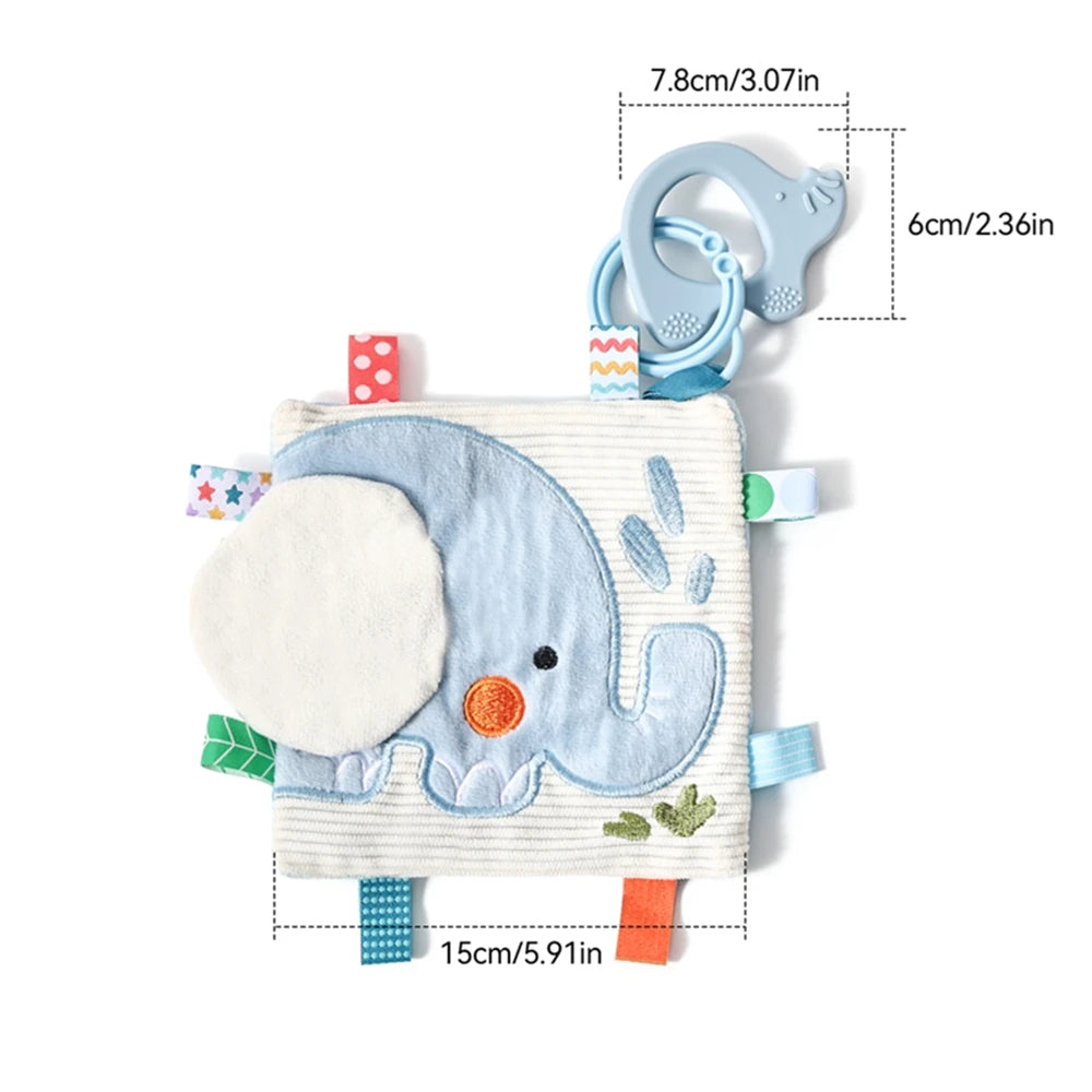 Montessori Cloths Toys Magic Cotton Animal Tissue Box Kids Finger Exercise Cloth Busy Box Toys Baby Educational Activity Sensory