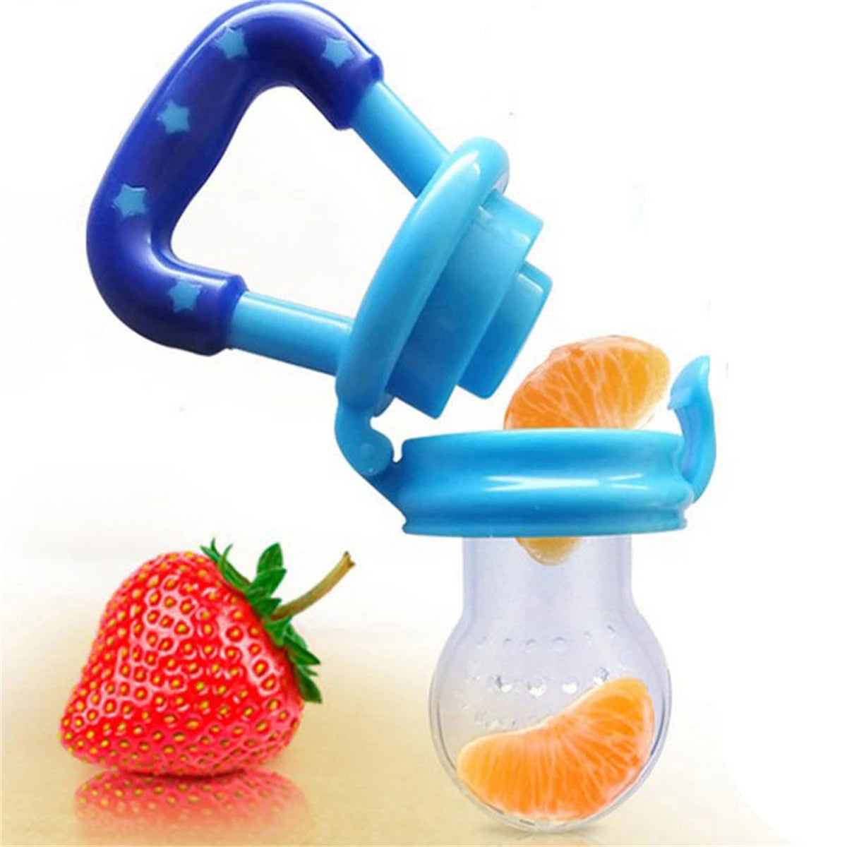 Mommy And Angel 1 Pcs Fruit and Vegetable Teether Cereal Food Supplement Feeder Silicone Chew Baby Feeding Tableware