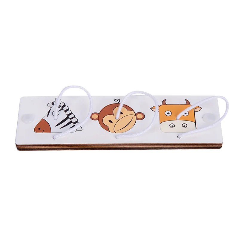 Montessori Busy Board Accessories Wooden Toy Combination Matching Doorbell Gear Graphics Educational Toy Education Trainig Toy