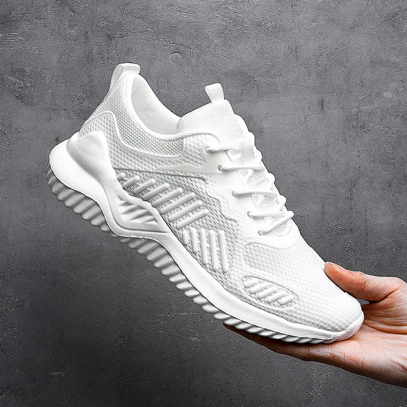 Retro Chunky Sneakers Men Women Y2K Aesthetic Running Breathable Mesh Sport Footwear Vintage White Platform Casual Dad Shoes
