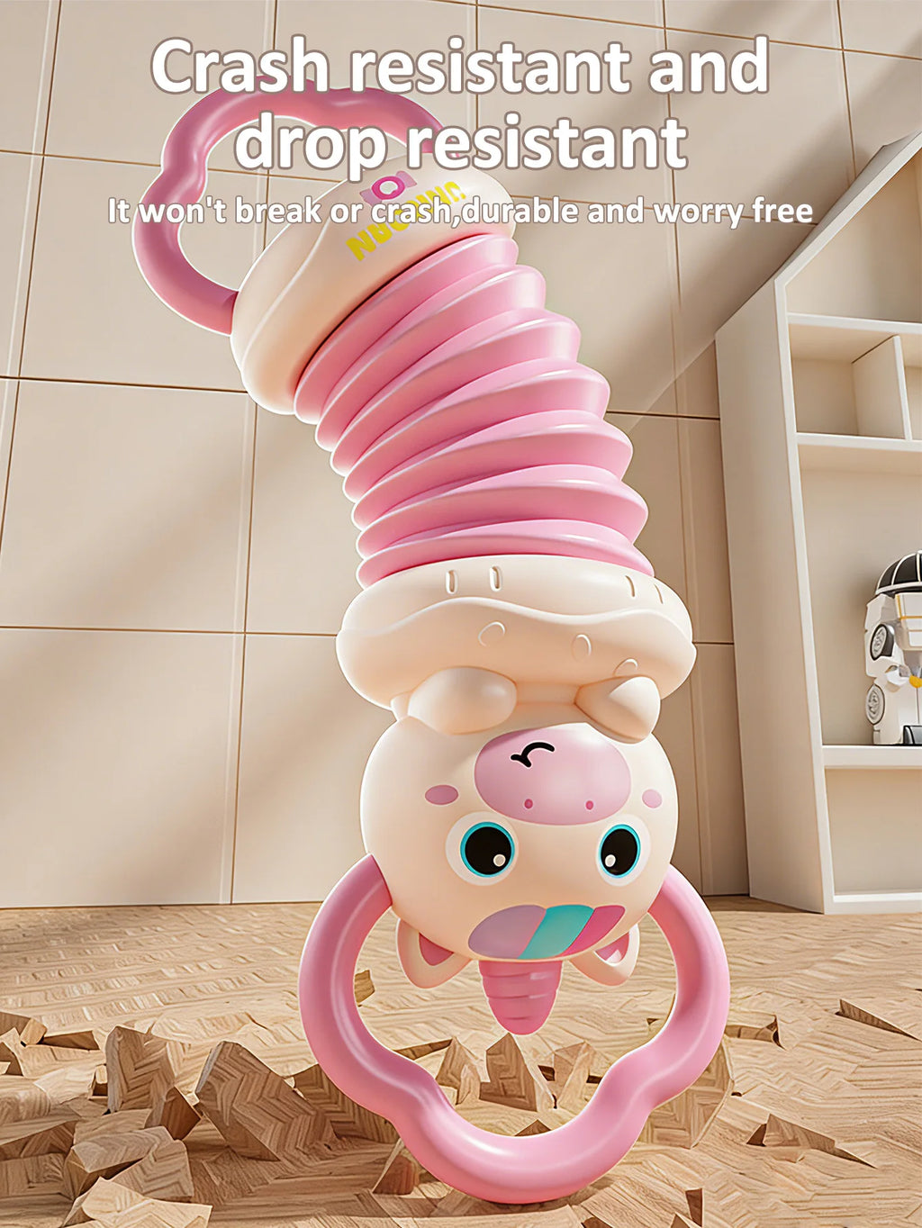 Baby Accordion Toy Unicorn Musical Instrument Early Educational Sensory Toy for Toddlers Interactive Handheld Toy Birthday Gift