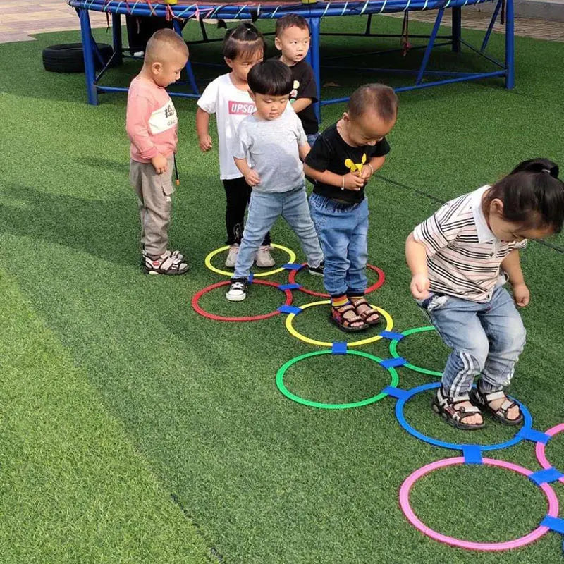 Children Toys Balance Stone Sensory Integration Training Toys Parish Outdoor Sports Party Social Games Tactile Montessori Games