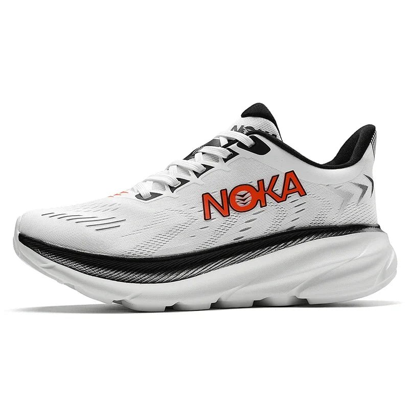Men's Cushion Running Shoes 5KM Jogging Breathable Mesh Non-Slip Outdoor Trainer Sports Shoes Casual Sneakers Off-road Shoes