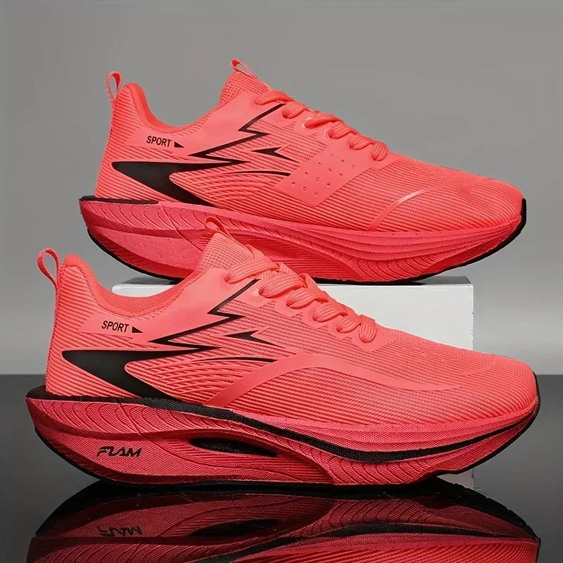 Men Sports Running Shoes Casual Marathon Breathable Lightweight Women's Comfortable Athletic Nonskid Walking Sneakers Outdoors