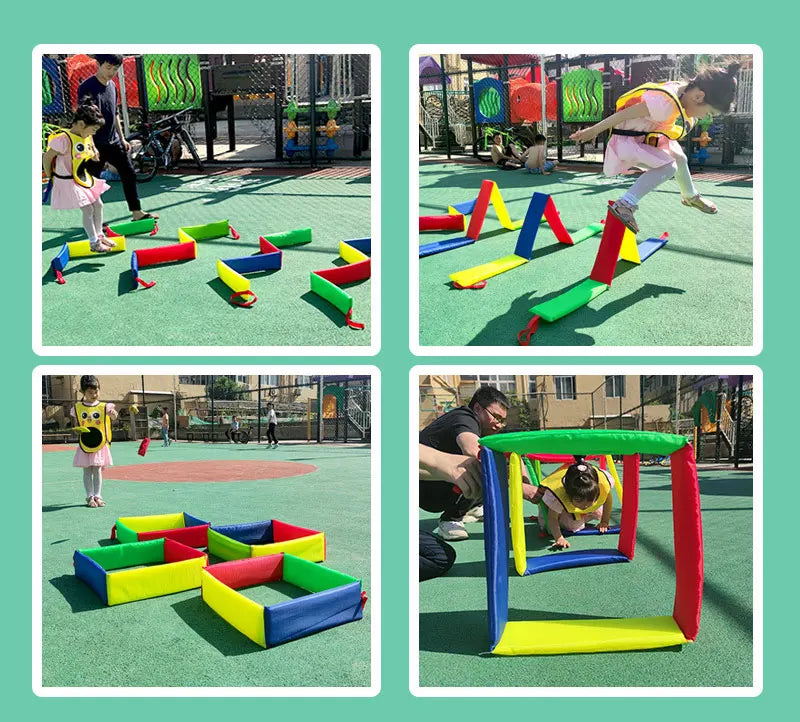 Children Toys Balance Stone Sensory Integration Training Toys Parish Outdoor Sports Party Social Games Tactile Montessori Games