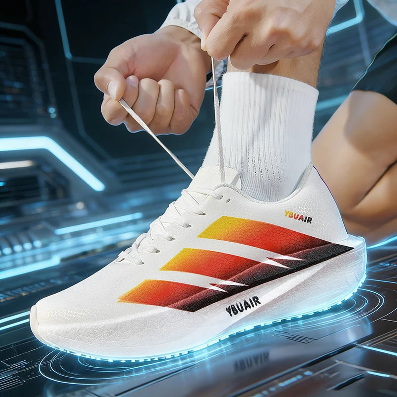 2026Men's Cushioning Running Shoes Lightweight Athletic Casual Sneakers Male Non-Slip Sports Shoes Outdoor Travel Walking Shoes