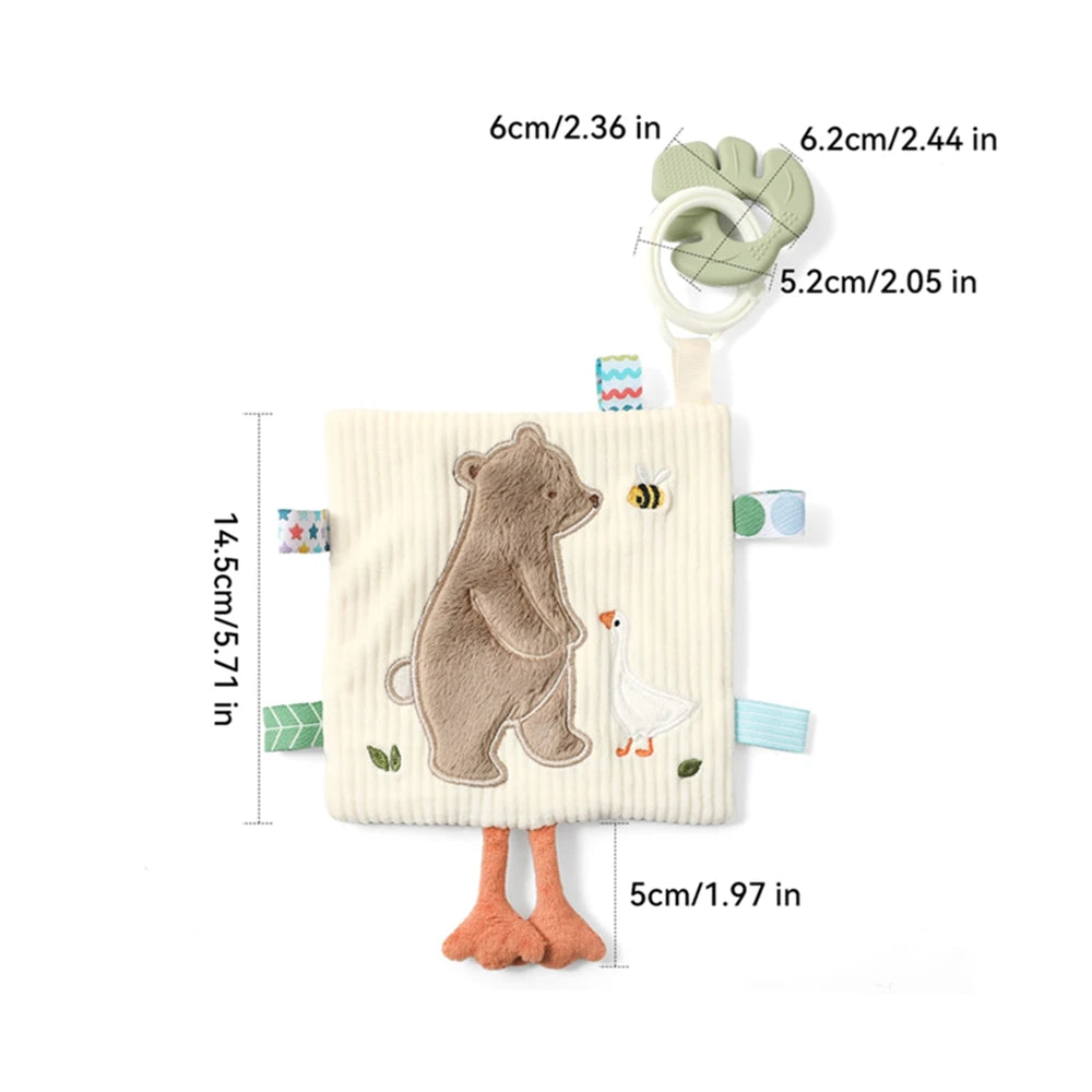 Montessori Cloths Toys Magic Cotton Animal Tissue Box Kids Finger Exercise Cloth Busy Box Toys Baby Educational Activity Sensory