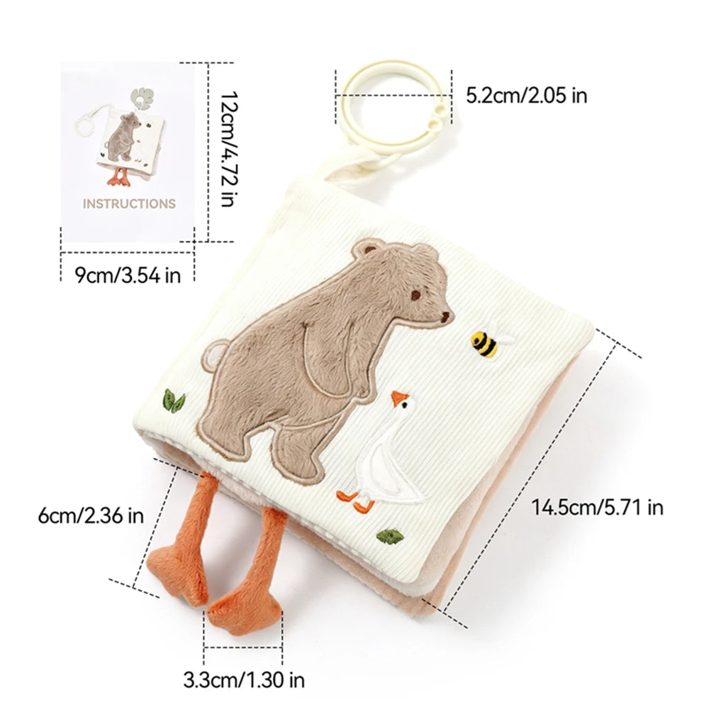 Montessori Cloths Toys Magic Cotton Animal Tissue Box Kids Finger Exercise Cloth Busy Box Toys Baby Educational Activity Sensory