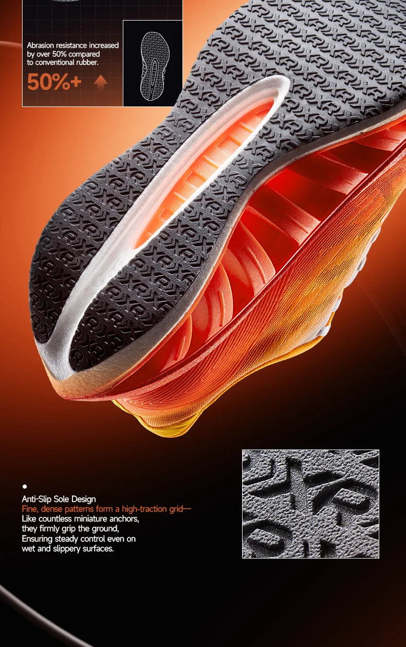 Xtep Light Boat MAX Male Lightweight Rebound Height-Increasing Stronger Propulsive Force Running Shoes 874219110095