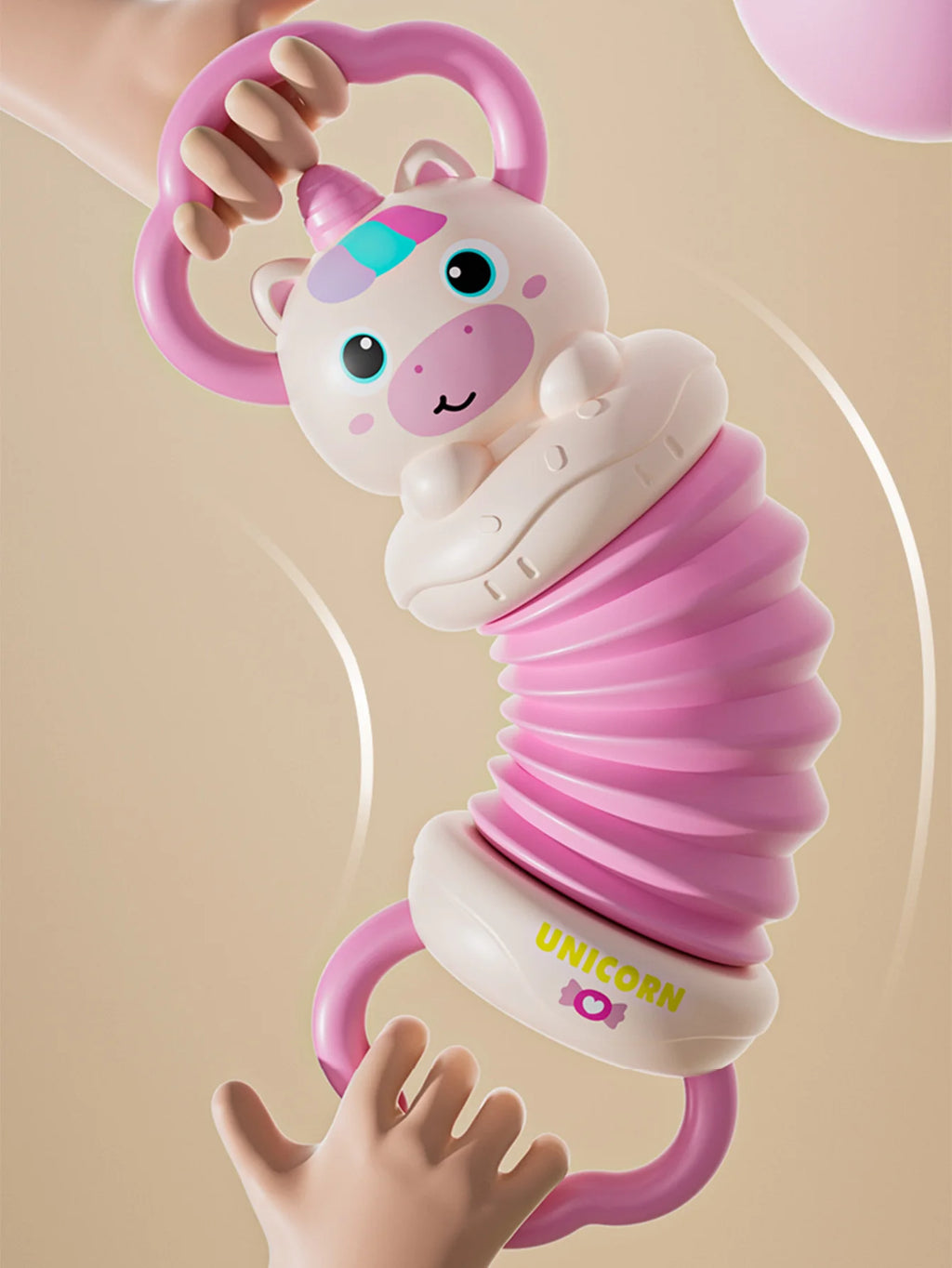 Baby Accordion Toy Unicorn Musical Instrument Early Educational Sensory Toy for Toddlers Interactive Handheld Toy Birthday Gift
