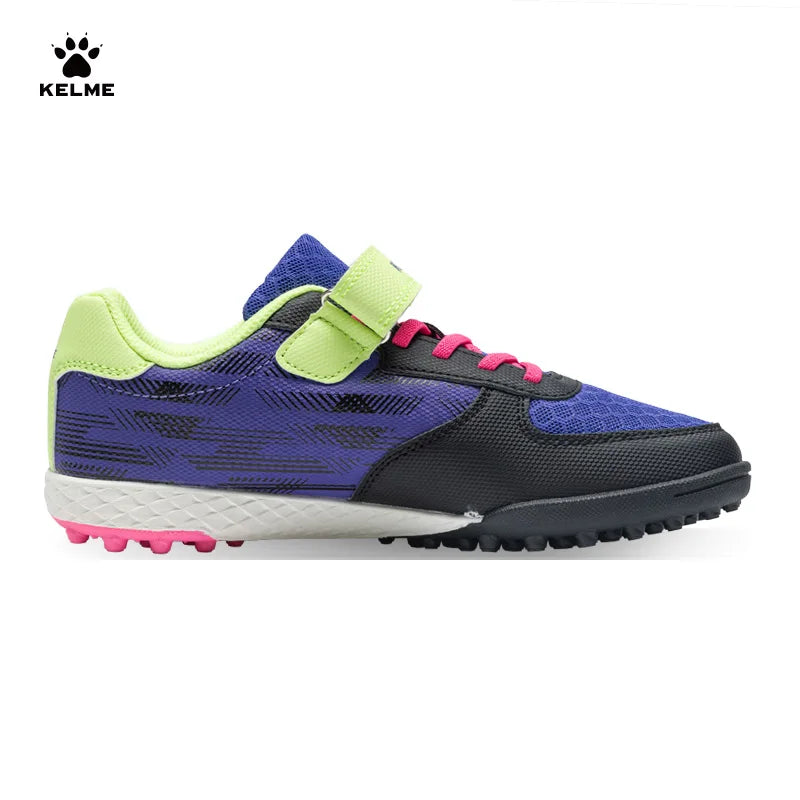 KELME Children's Football Boot  Boys And Girls TF Soccer Shoes Artificial Grass Anti-Slippery Youth AG Sports Training Shoes