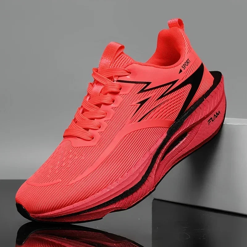 Men Sports Running Shoes Casual Marathon Breathable Lightweight Women's Comfortable Athletic Nonskid Walking Sneakers Outdoors