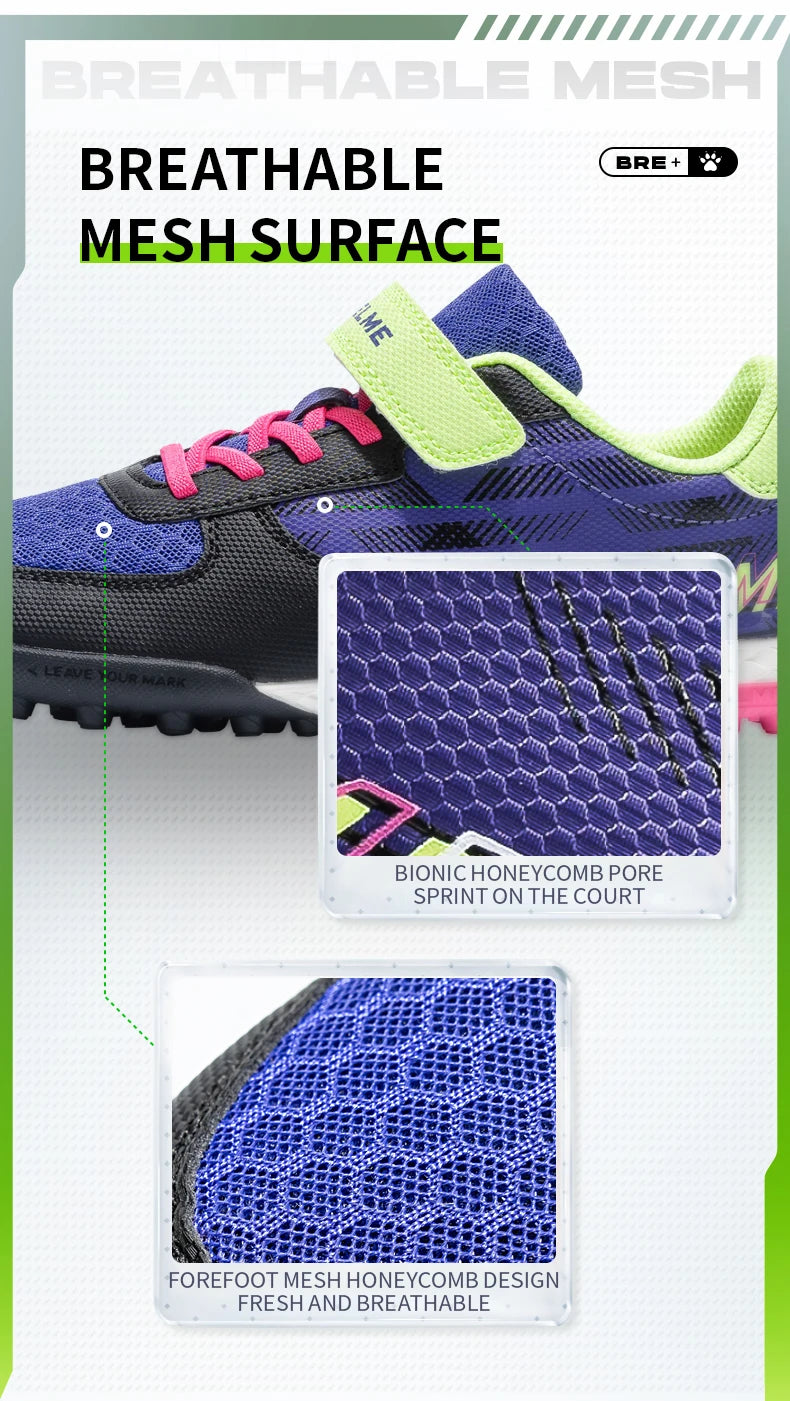 KELME Children's Football Boot  Boys And Girls TF Soccer Shoes Artificial Grass Anti-Slippery Youth AG Sports Training Shoes