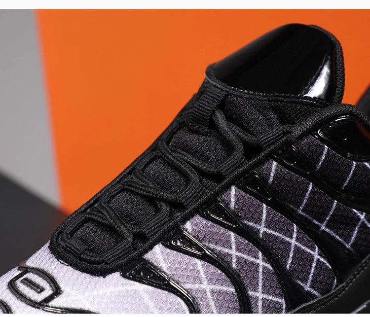 Men's Air Cushion Casual Sports Shoes Breathable Running Shoes for Men Gym Workout Training Walking Comfortable Shock Absorption