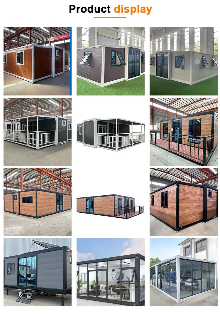 Hot Sale Expandable Container House Forest Cabin 40Ft 20Ft Prefab Tiny House Folding Room Container Houses Vacation Room Sunroom