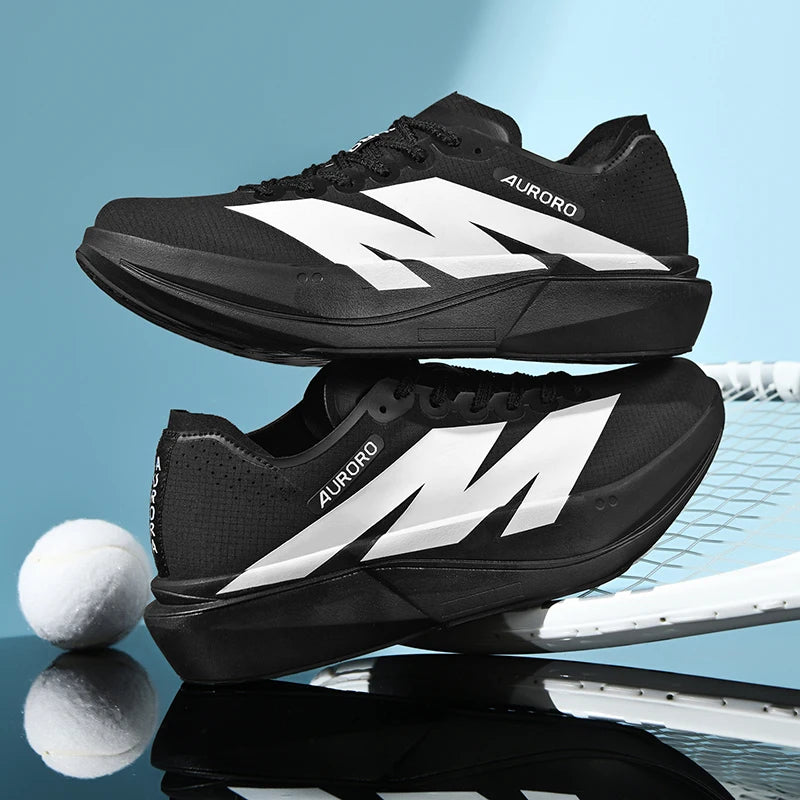 Fashion Men Women Outdoor Running Shoes Marathon Carbon Board Lightweight Comfort Casual Sneakers Breathable Jogging Sports Shoe