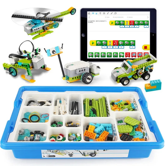 WeDo 2.0 Educational Functions Parts Compatible 45300 Core Set Building Blocks DIY Toys Christmas Gifts Charge Version