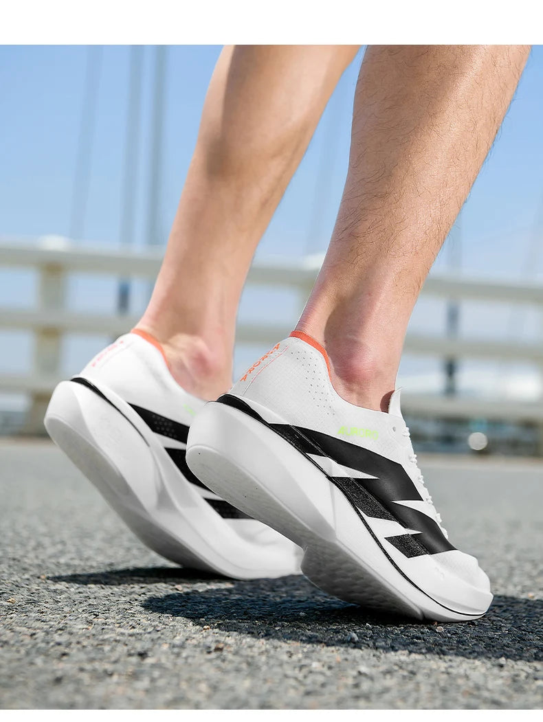 Fashion Men Women Outdoor Running Shoes Marathon Carbon Board Lightweight Comfort Casual Sneakers Breathable Jogging Sports Shoe