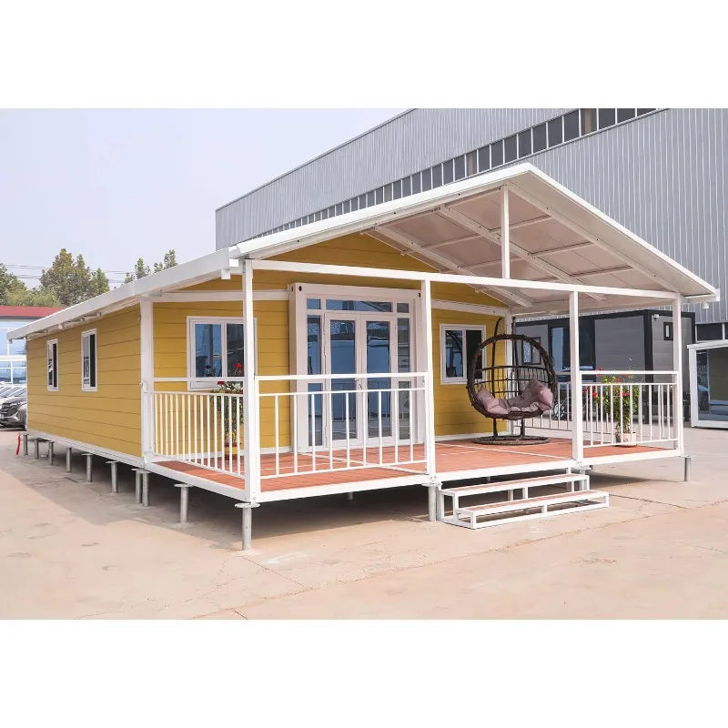 Hot Sale Expandable Container House Forest Cabin 40Ft 20Ft Prefab Tiny House Folding Room Container Houses Vacation Room Sunroom