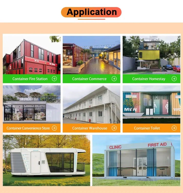 Hot Sale Expandable Container House Forest Cabin 40Ft 20Ft Prefab Tiny House Folding Room Container Houses Vacation Room Sunroom